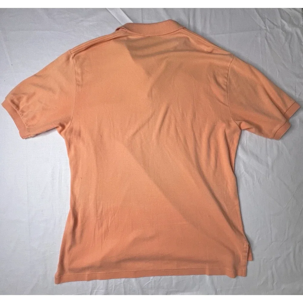 Ralph Lauren Polo Shirt Mens Size XL‎ Orange Pony Casual Short Sleeve Cotton
